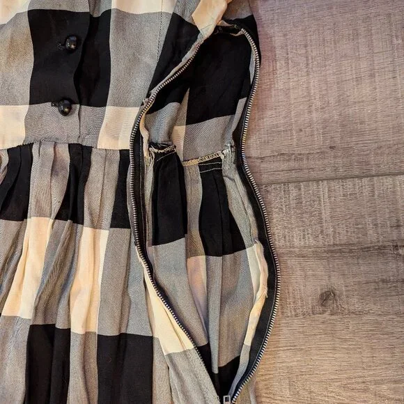 Vintage plaid dress - Picture 8 of 9